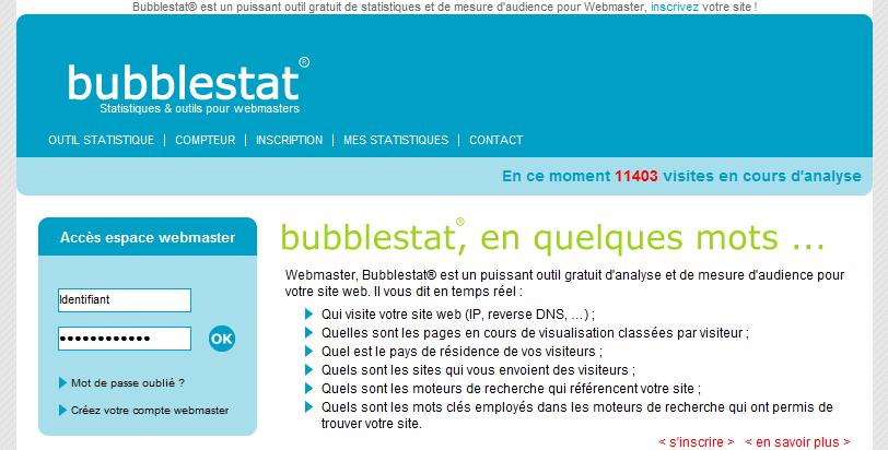 Bubblestats